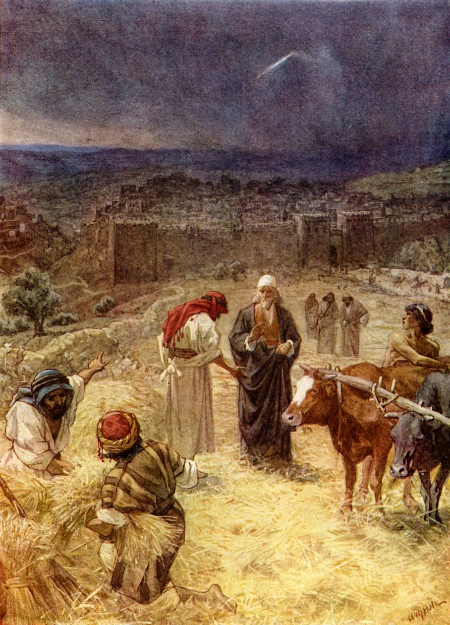 Rei Davi comprando a eira - Bíblia de William Brassey Hole