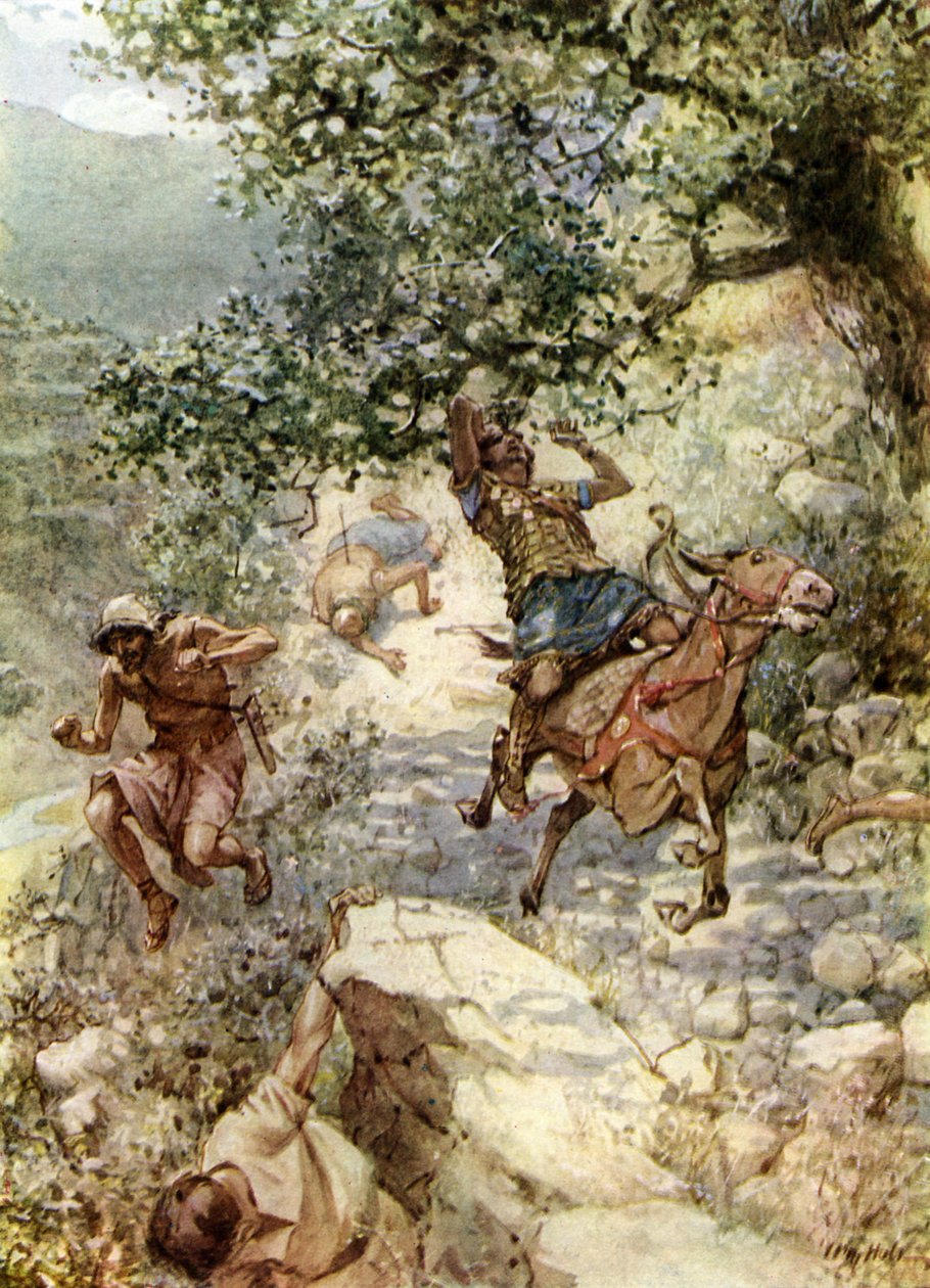 A morte de Absalão - Bíblia de William Brassey Hole