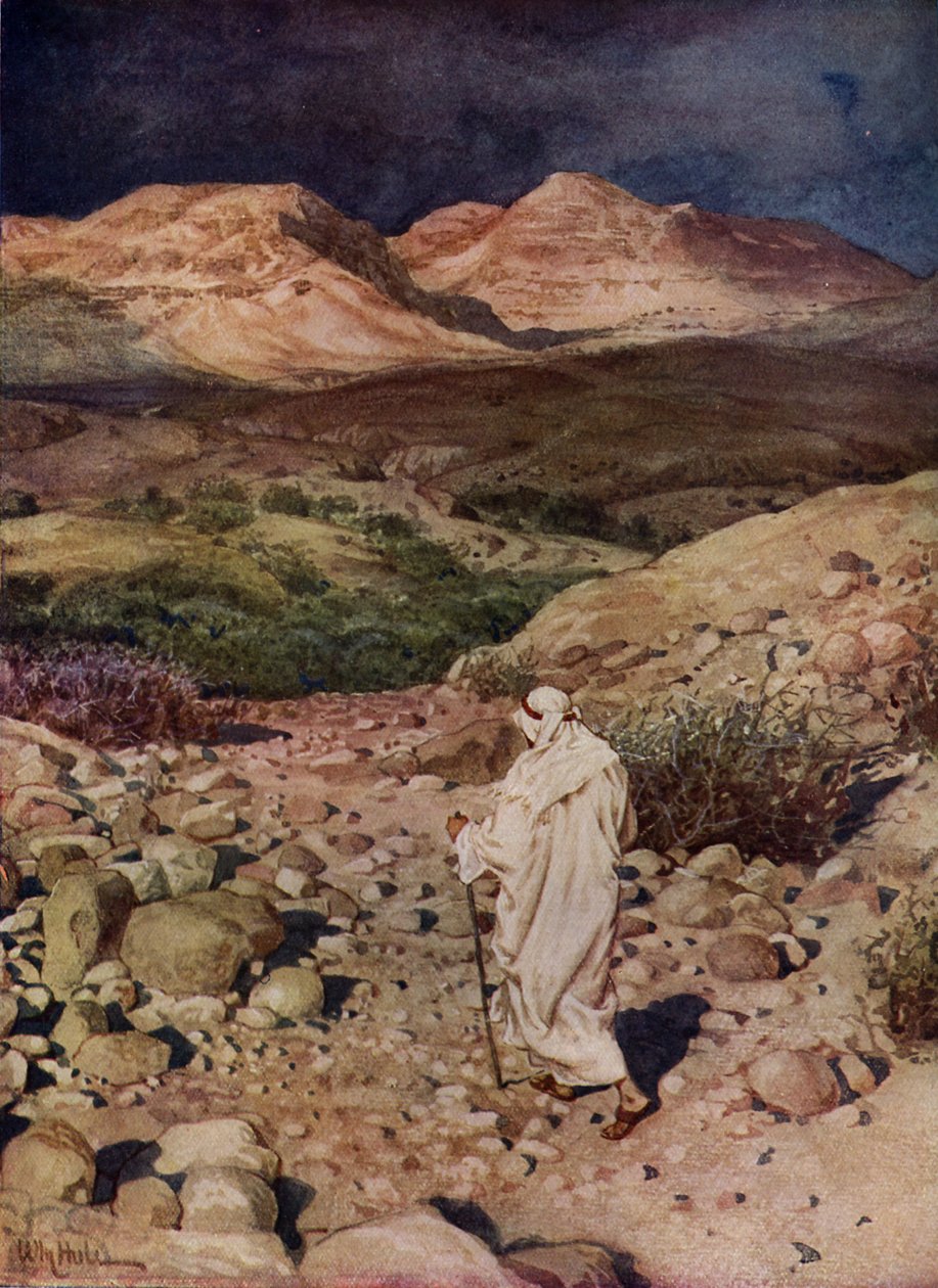 A tentação de Jesus - Bíblia de William Brassey Hole