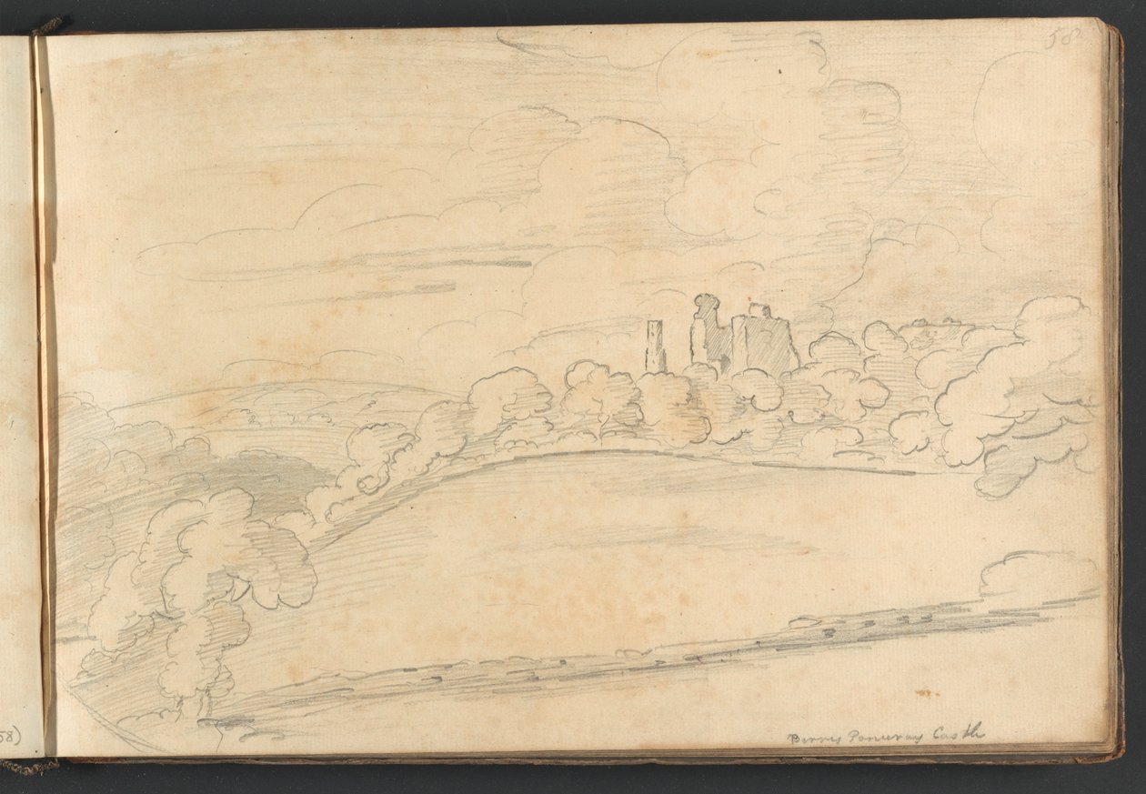 Castelo de Pomeroy Berry de William Brockedon