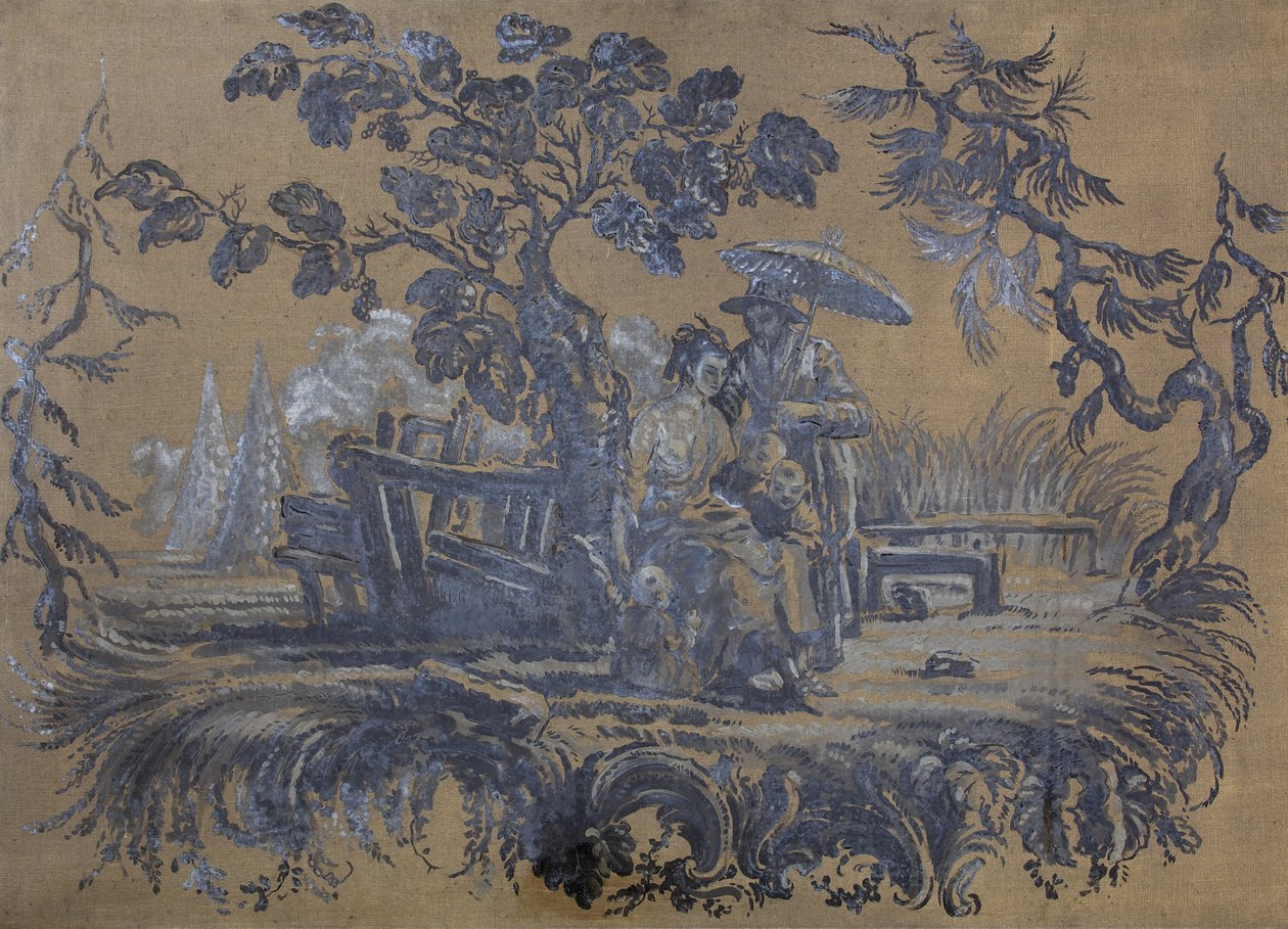 Chinoiserie (óleo sobre tela) de William Bruce Ellis Ranken