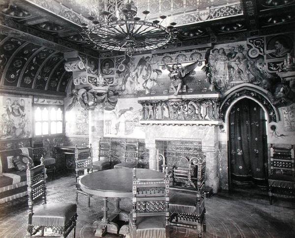 Sala de Jantar na Casa de William Burges (foto) de William Burges