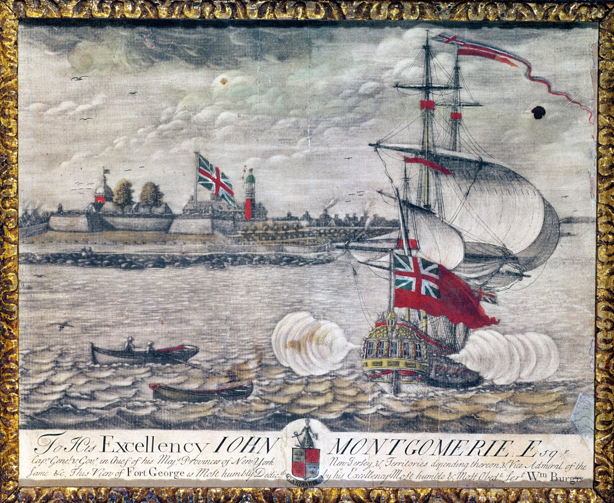 A Sua Excelência John Montgomerie Esq. (Vista do Forte George) de William Burgis
