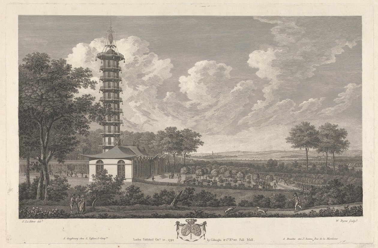 Pavilhão Chinês na Paisagem Europeia de William Byrne