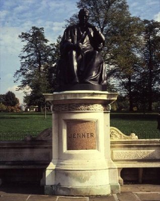 Estátua do Dr. Edward Jenner (bronze) de William Calder Marshall