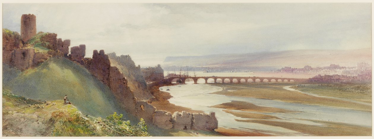 Berwick sobre Tweed de William Callow