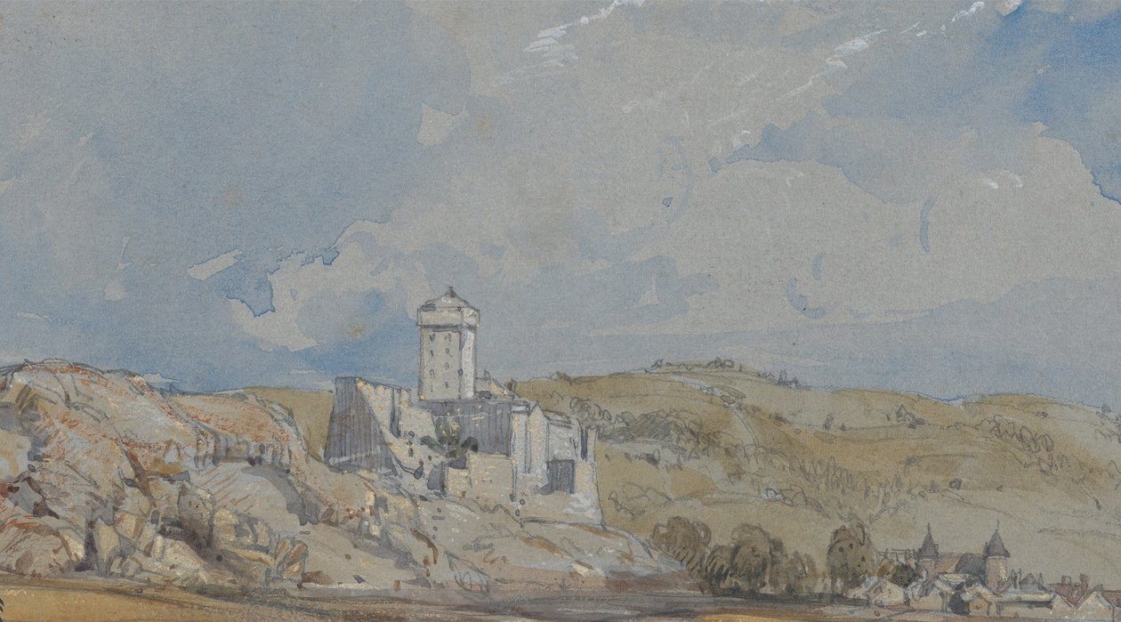 Château de Lourdes, 11 de Julho de 1836. de William Callow