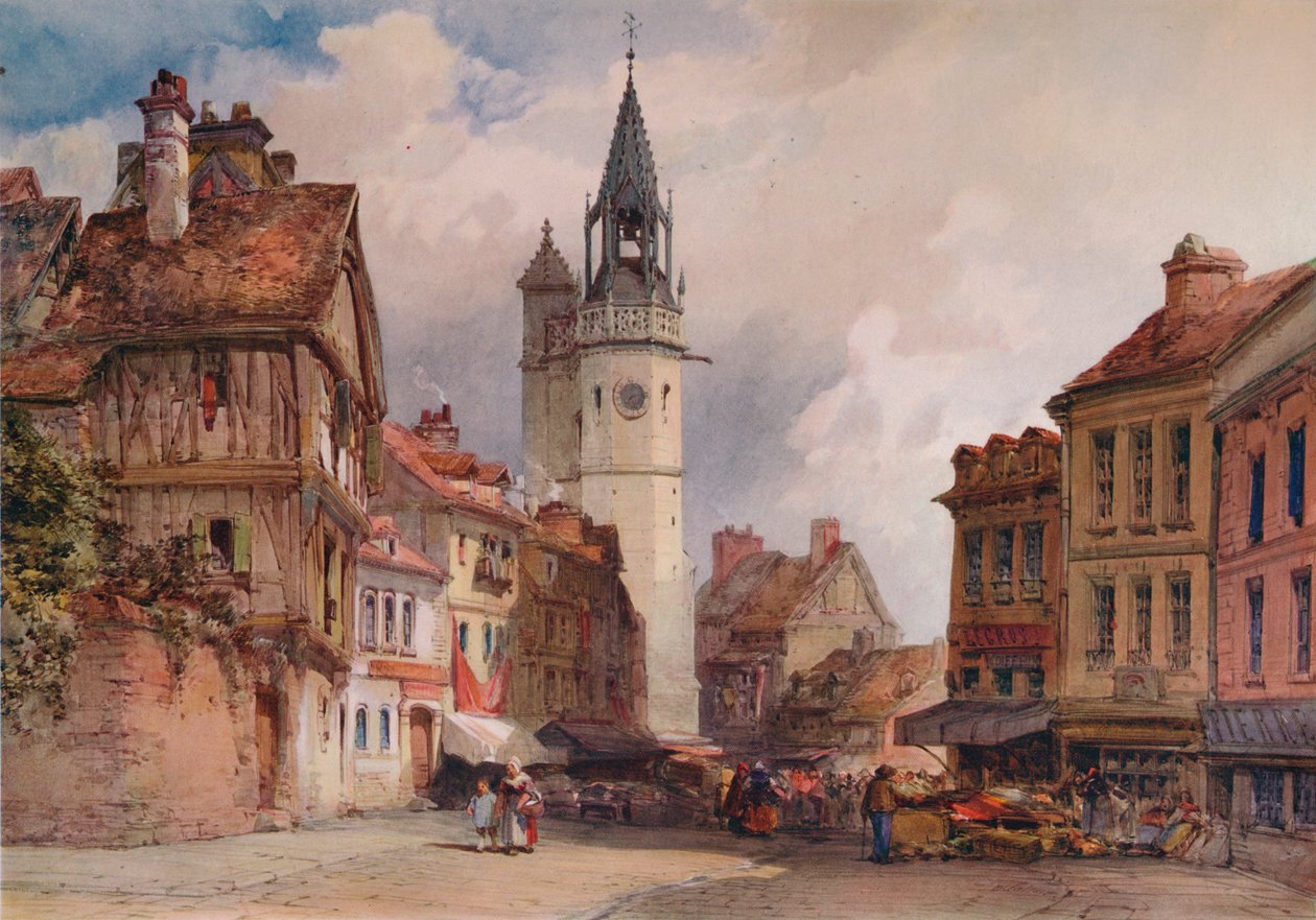 Evreux, c1855 de William Callow