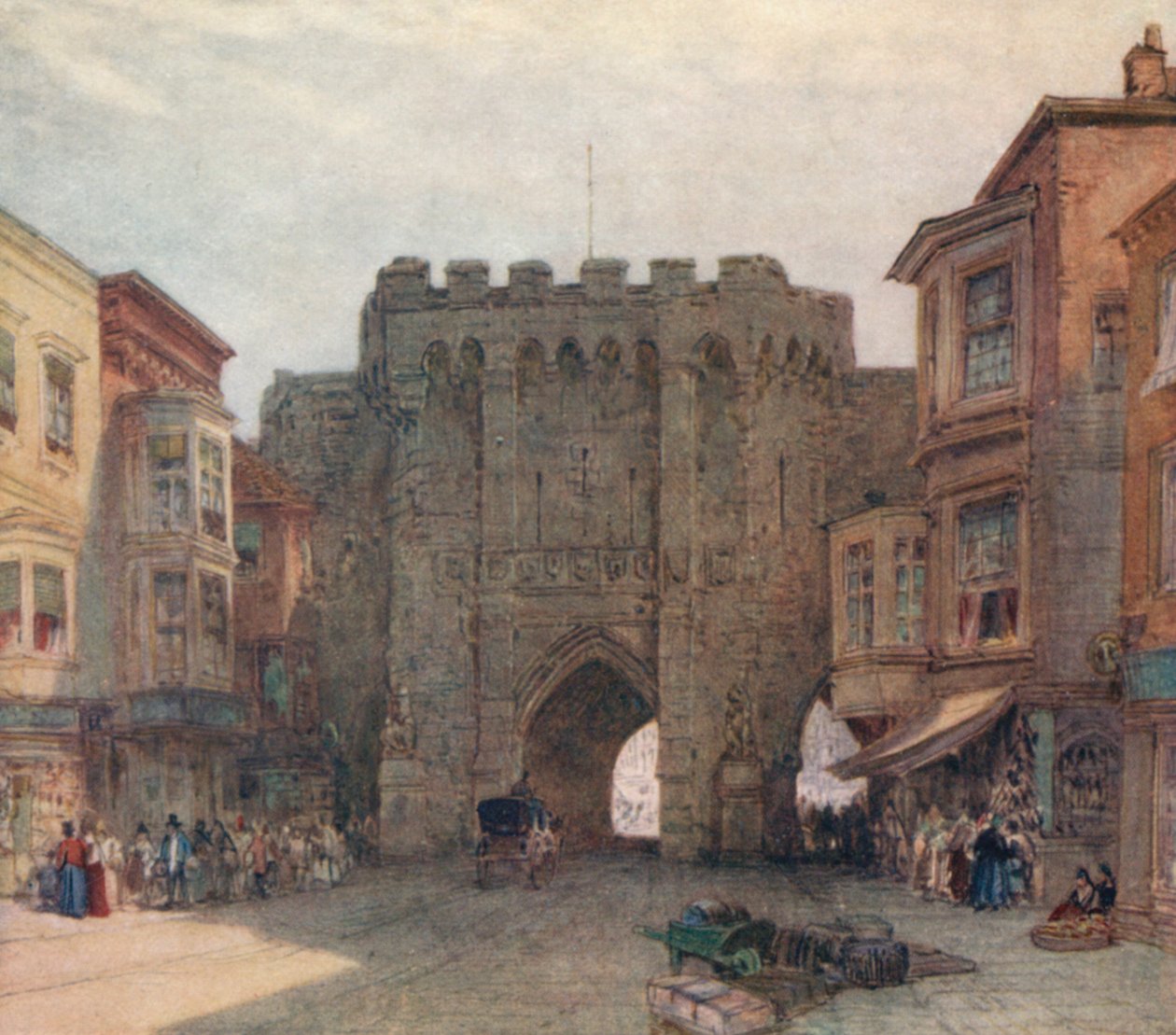 Na High Street, Southampton de William Callow