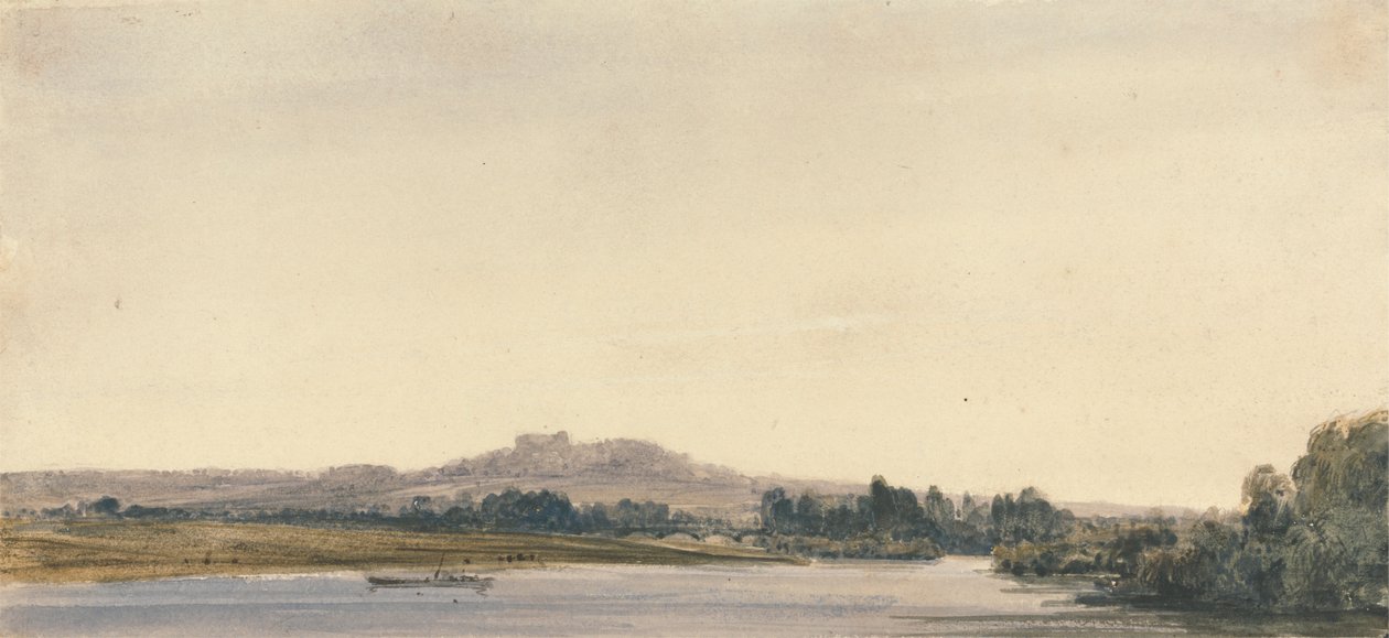 Mont-Valérien de Bois de Boulogne de William Callow