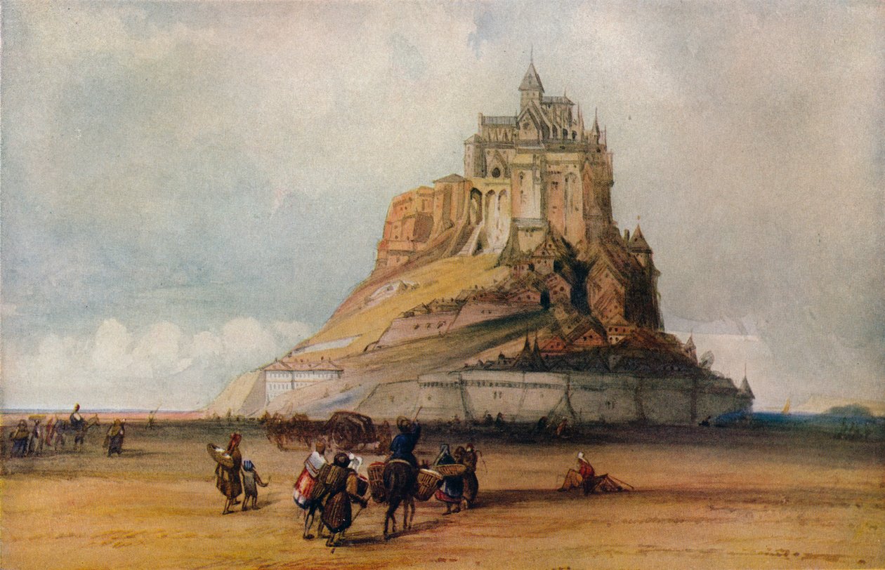 Mont St. Michel, c1861 de William Callow