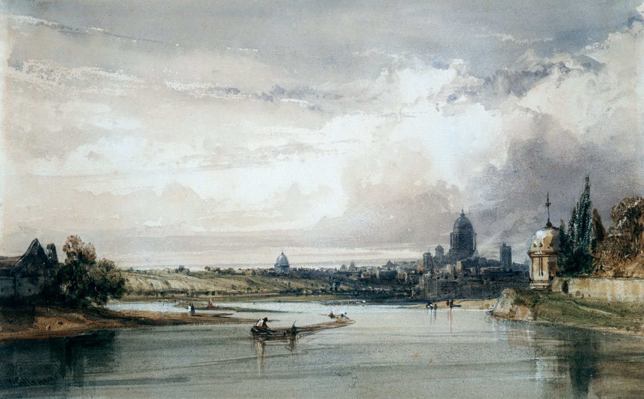 Paris vista de Afar, c1835-1900 de William Callow