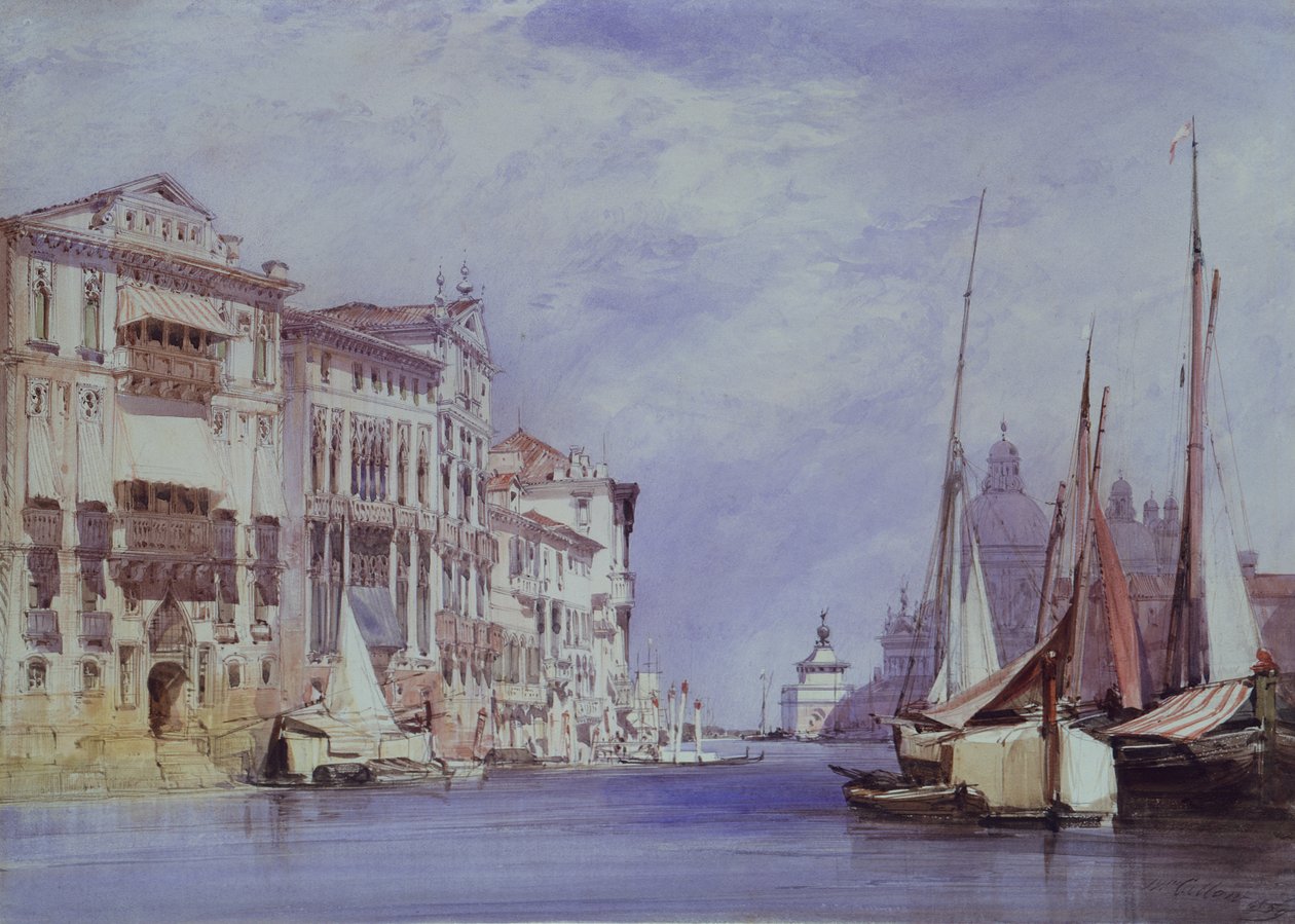 O Grande Canal, Veneza de William Callow