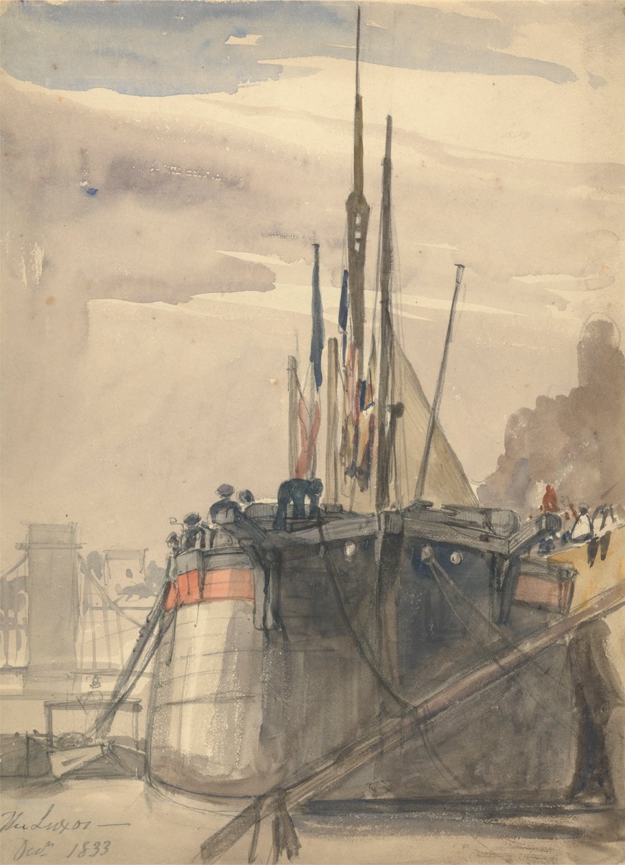 The Luxor, Paris, Dezembro de 1833 de William Callow