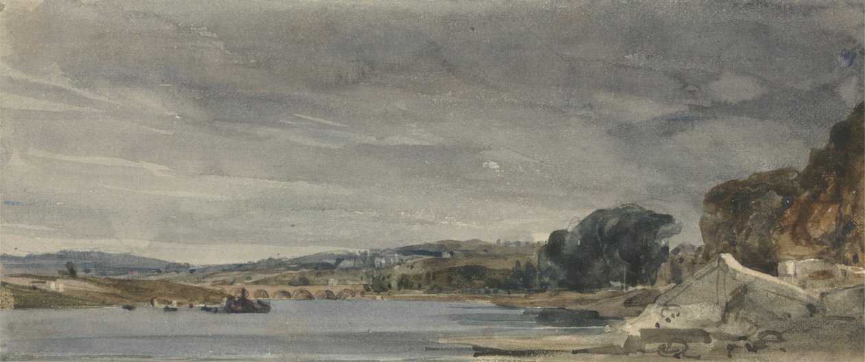 O Sena em St. Cloud de William Callow