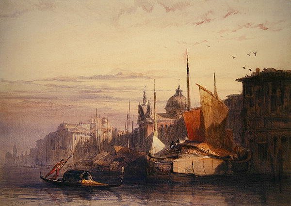 Veneza (aguarela sobre papel) de William Callow