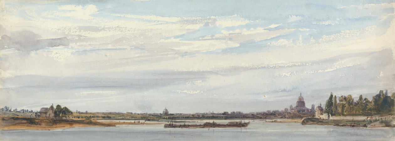 Vista de Paris de Charenton de William Callow