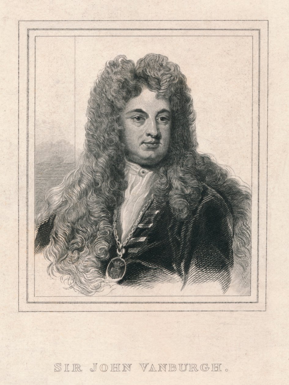 "Sir John Vanburgh", 1830. de William Camden Edwards