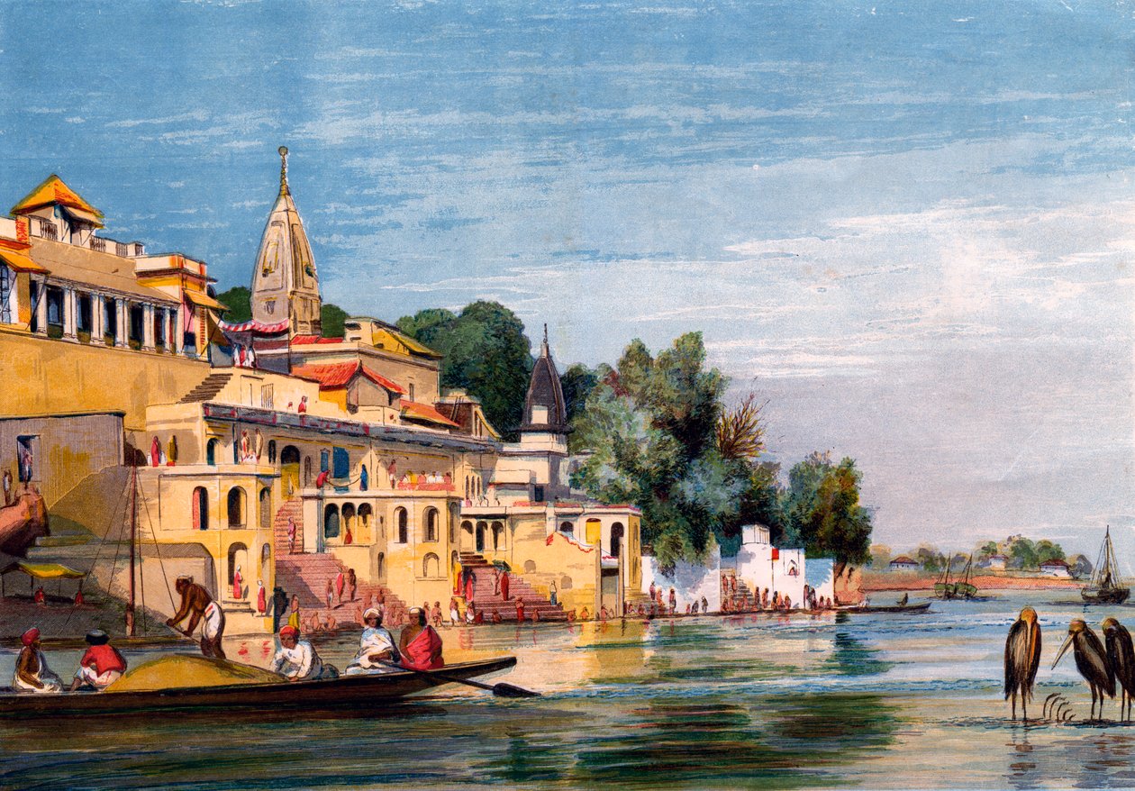 Cawnpore no Ganges, Índia, 1857. de William Carpenter
