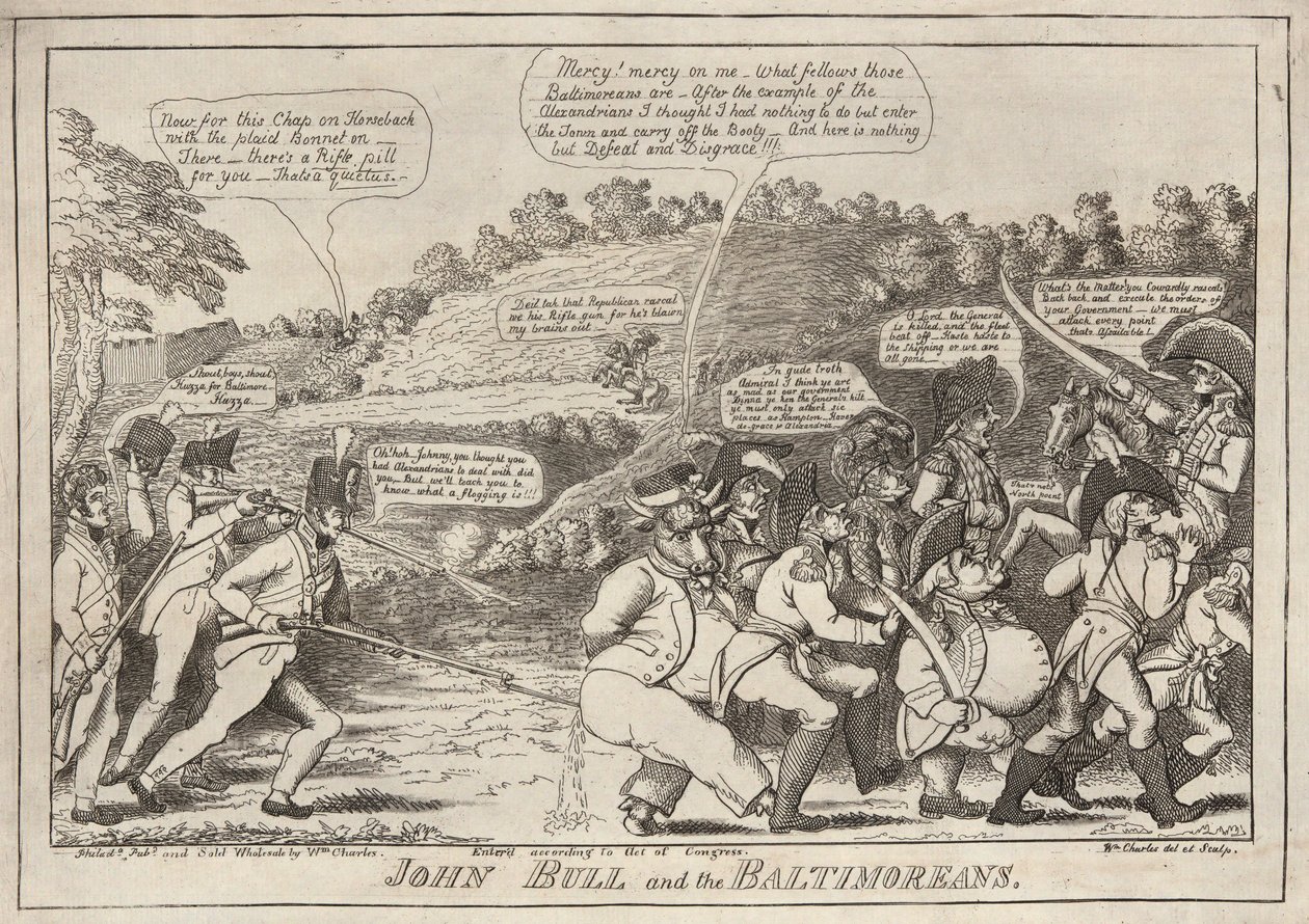 John Bull e os Baltimoreanos de William Charles