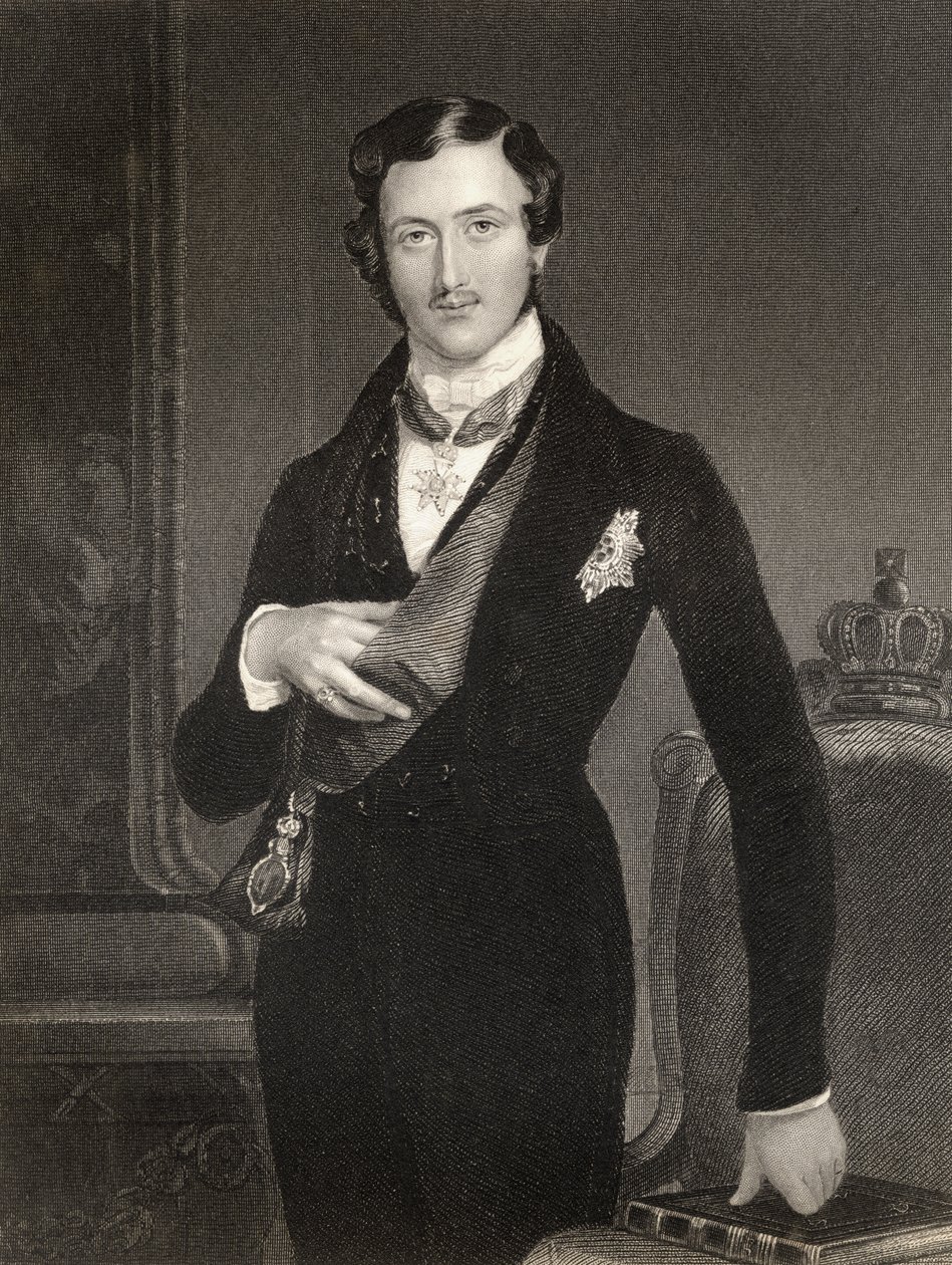 Albert Prince Consort, da Grã-Bretanha, gravado por W. Holl, da &39;National Portrait Gallery, volume IV&39;, publicado em 1820 de William Charles Ross