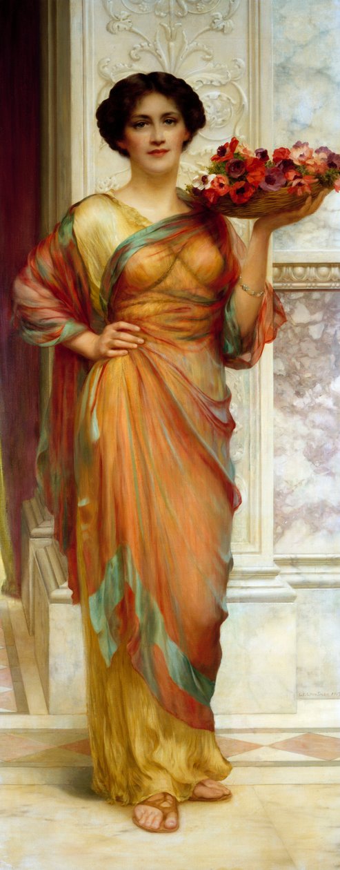 A cesta de anêmonas de William Clark Wontner