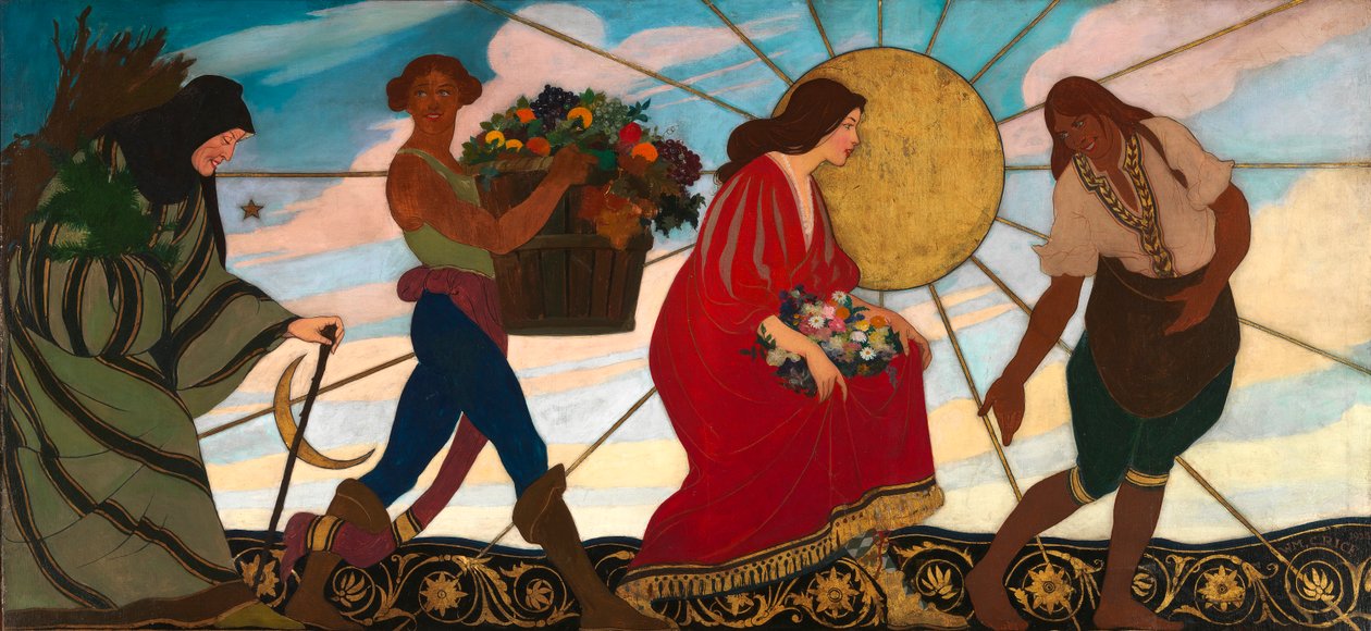 The Four Seasons, 1923. de William Clarke Rice
