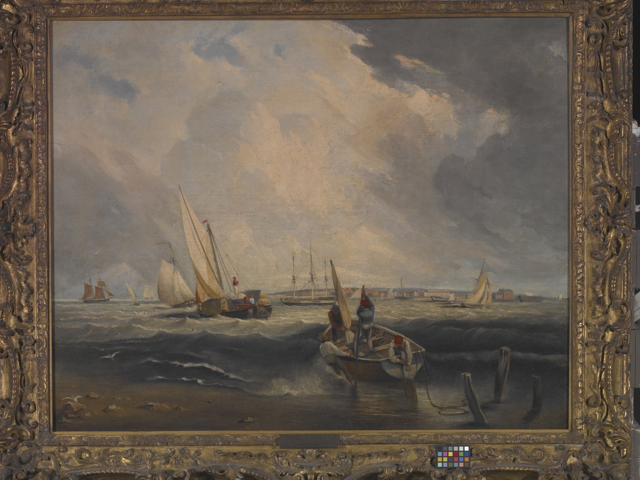 Bligh Sands, Sheerness (óleo sobre tela) de Clarkson Frederick Stanfield