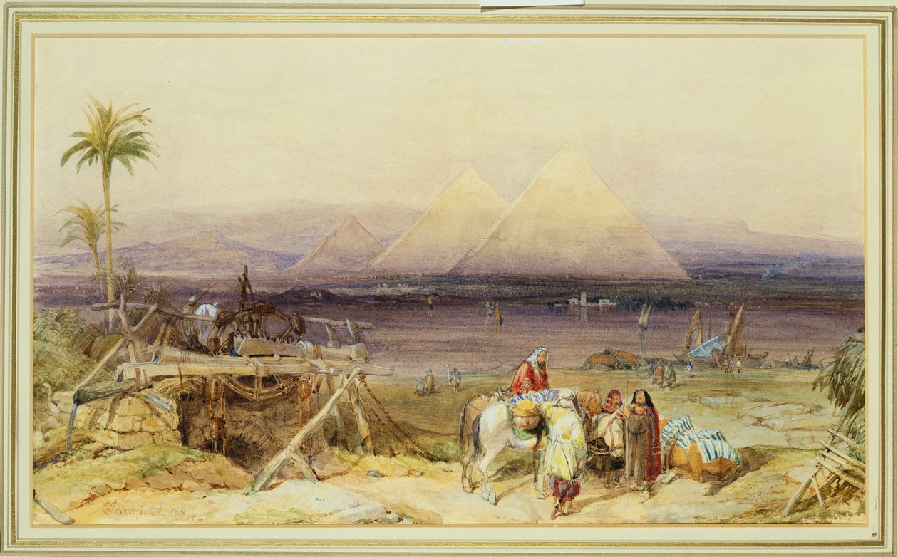 No Nilo, Egito, 1846 de Clarkson Frederick Stanfield