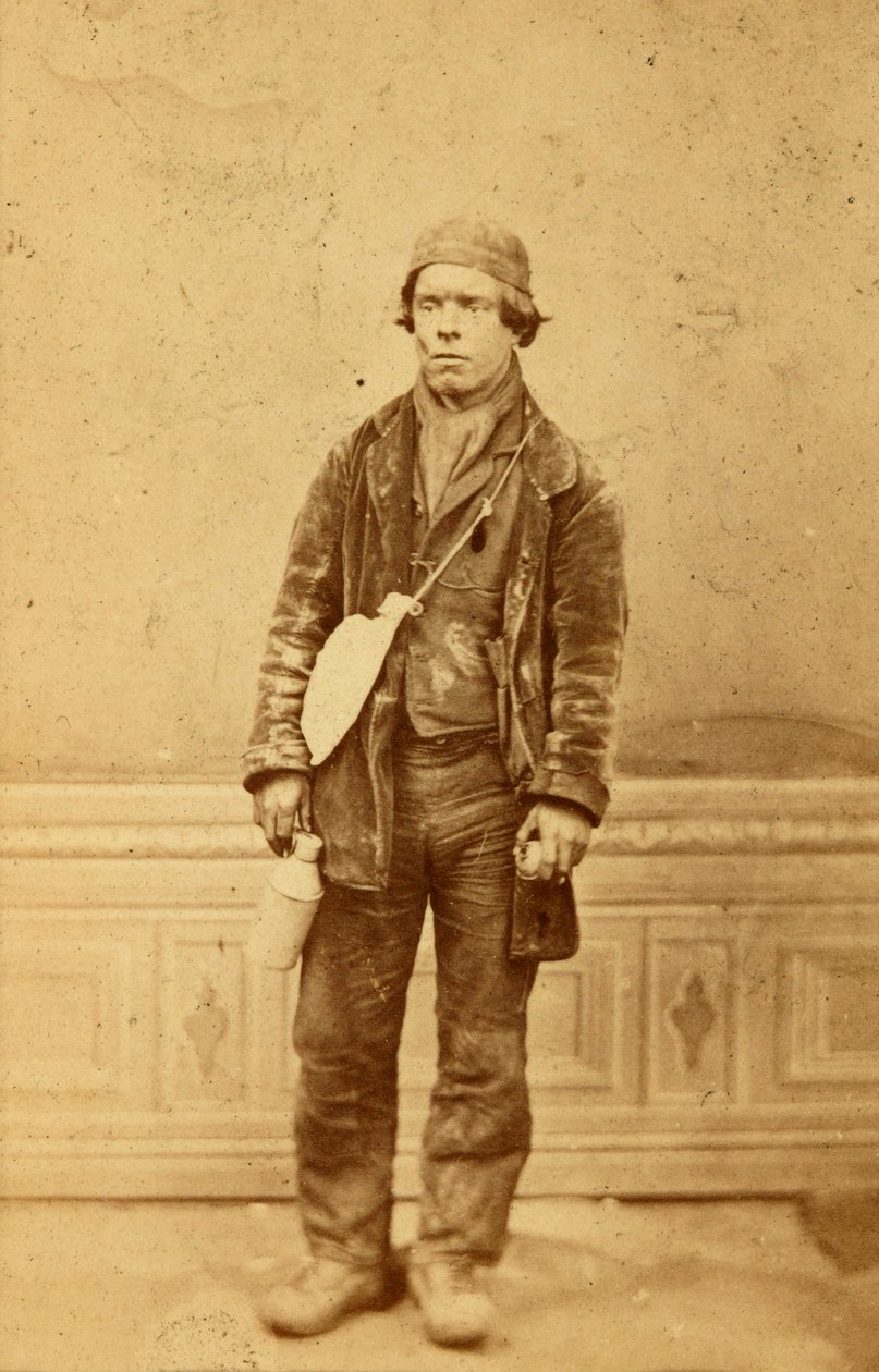 Trabalhadores da fábrica de ferro de Tredegar, País de Gales de William Clayton
