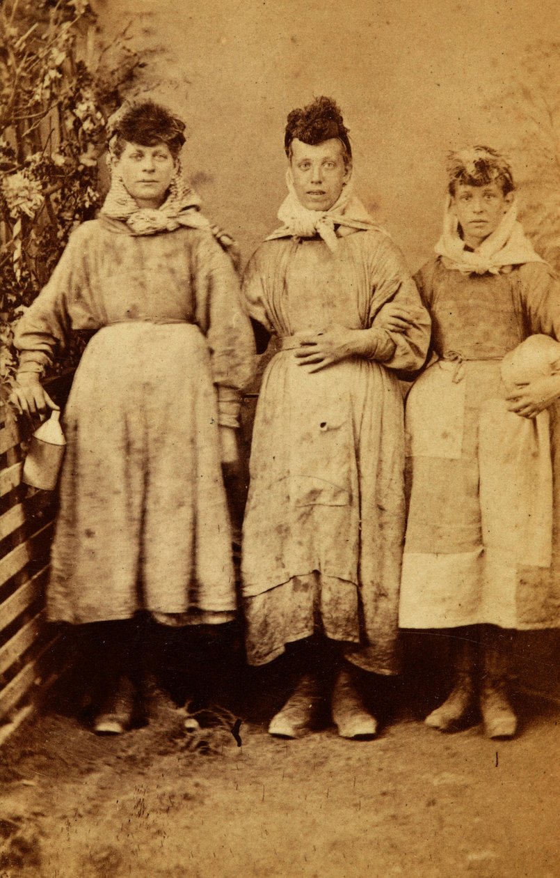Trabalhadores da fábrica de ferro de Tredegar, País de Gales de William Clayton