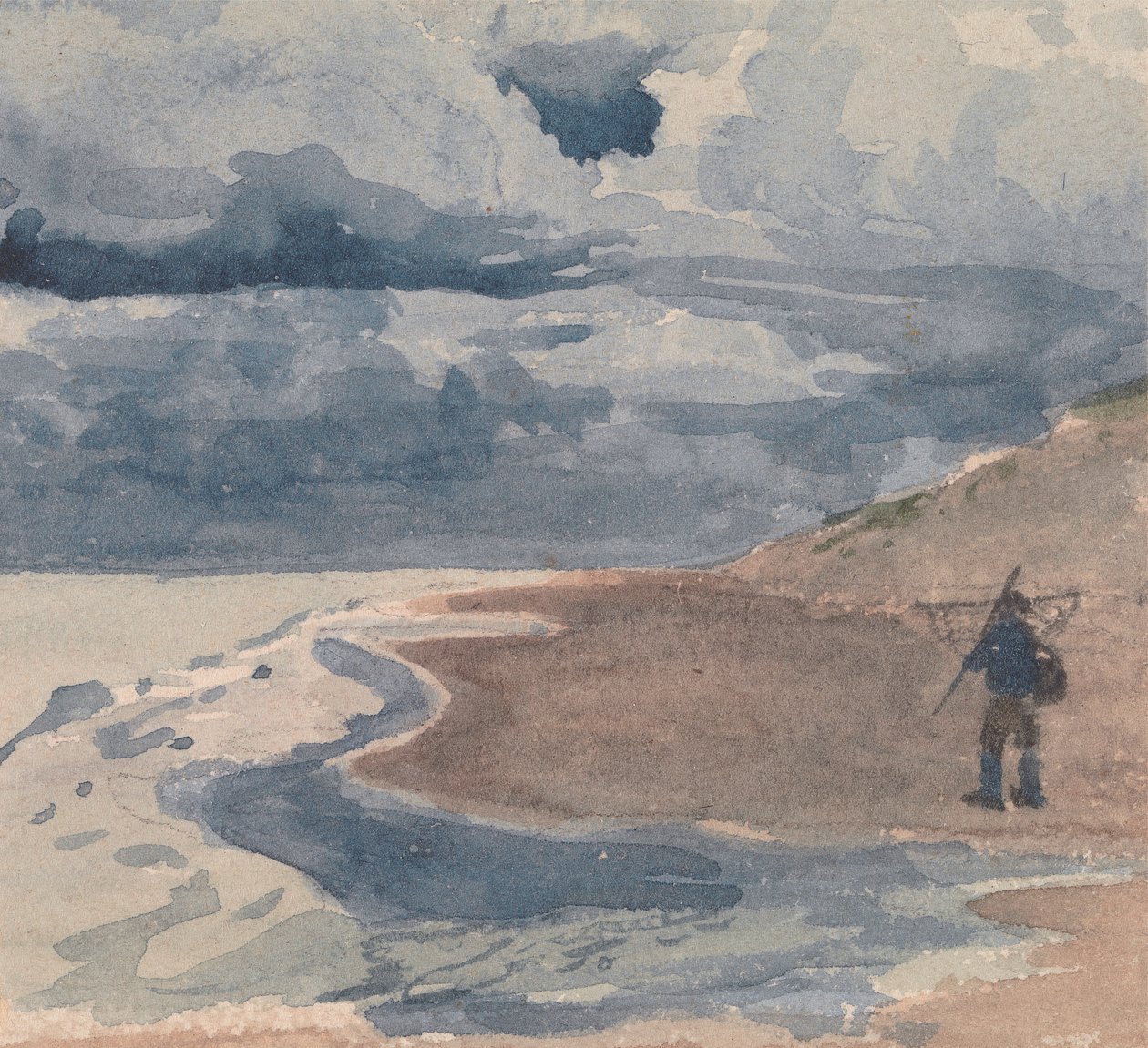 Paisagem com o Homem na Praia de William Collins