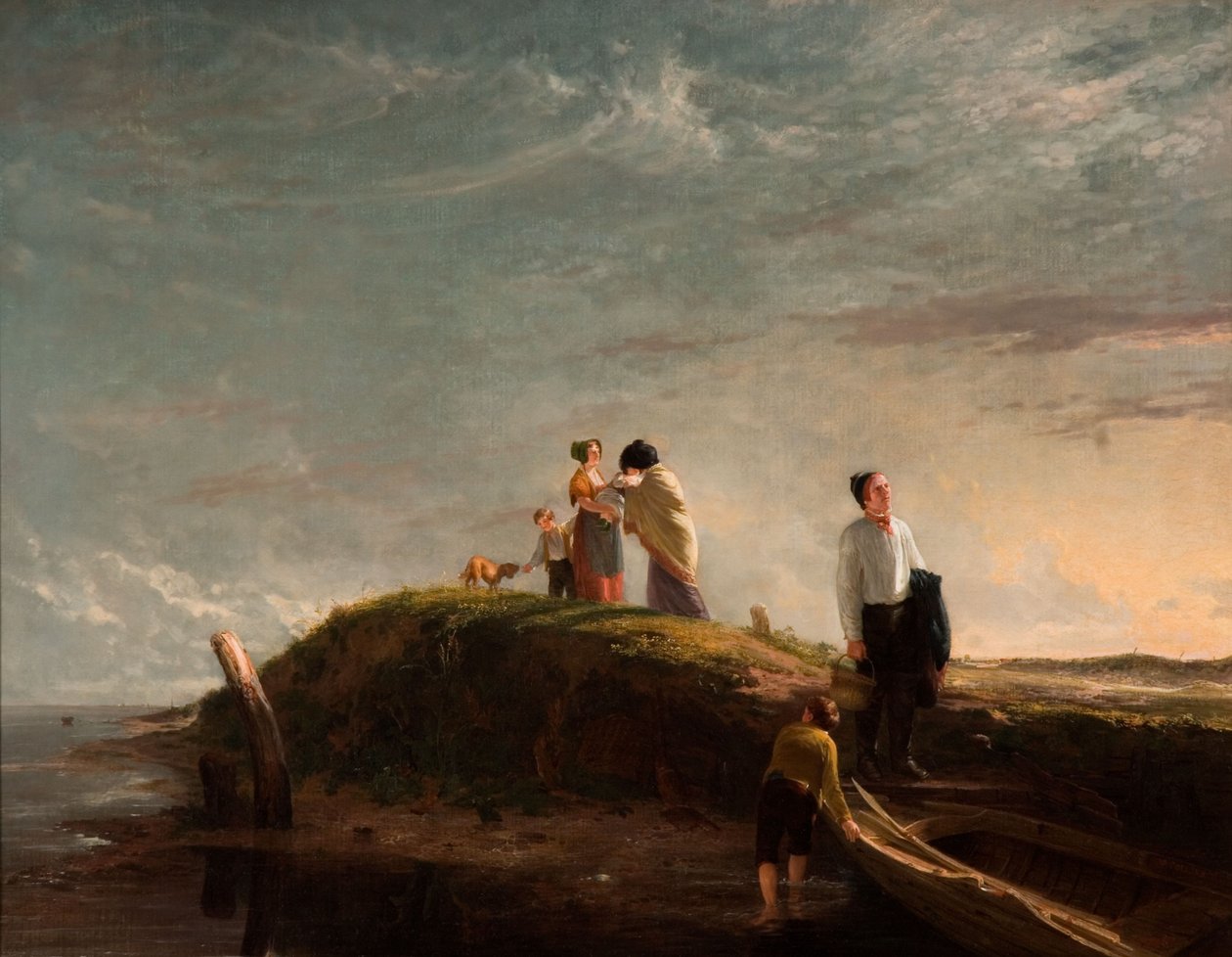 A partida relutante, 1815 de William Collins