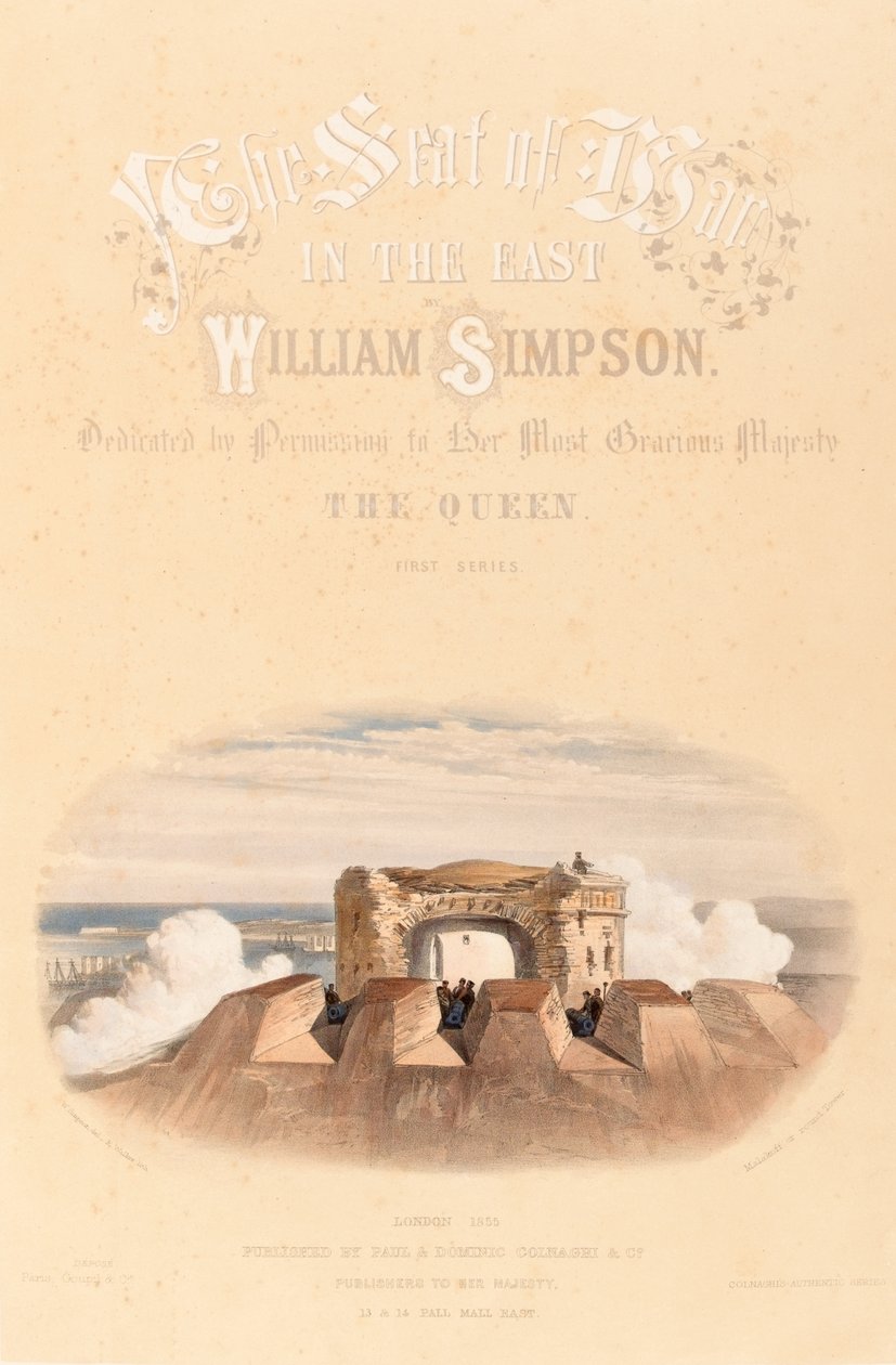  Malakoff ou torre redonda , c.1855 de William Crimea Simpson
