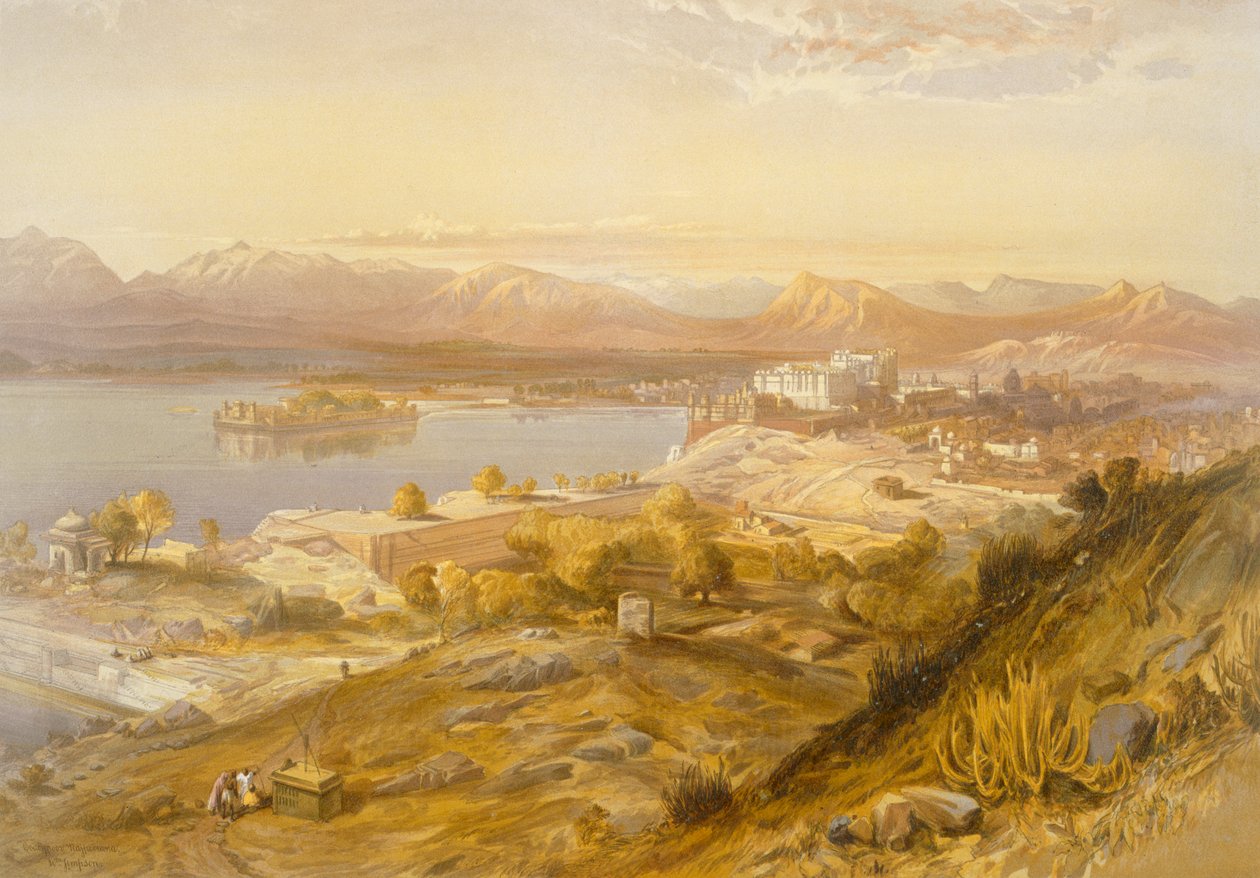 Oodypure, de &39;India antiga e moderna&39;, 1867 de William Crimea Simpson