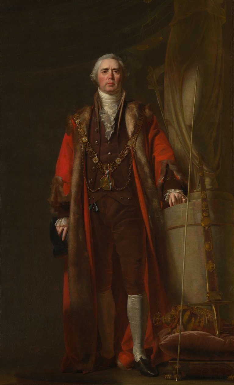 Charles Thorp como Lord Mayor de Dublin, c.1800 de William Cuming