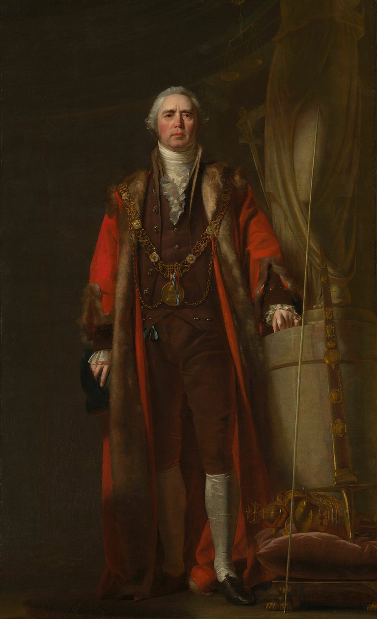 Charles Thorp como Lord Mayor de Dublin, c. 1800. de William Cuming