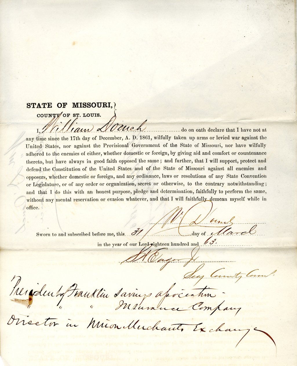 Juramento de lealdade de William D