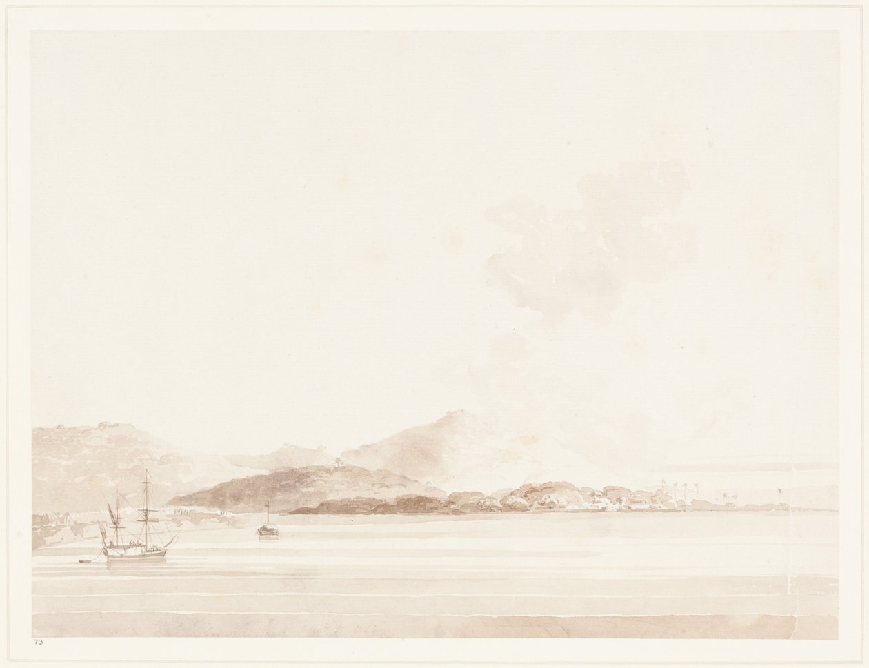 Uma vista na Índia de William Daniell