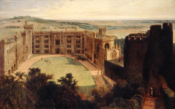Castelo de Arundel, da Fortaleza de William Daniell