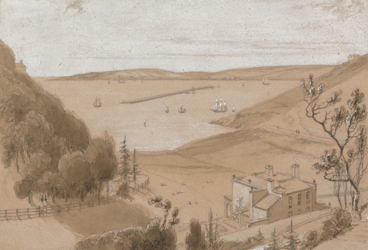 Bovisand, perto de Plymouth de William Daniell