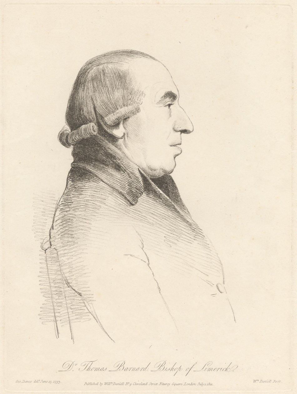 Dr. Thomas Barnard, bispo de Limerick de William Daniell