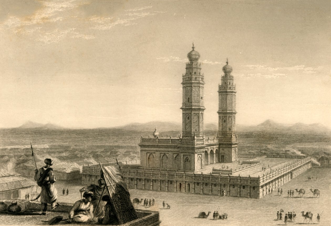 Mesquita em Coimbatore, 1835. de William Daniell