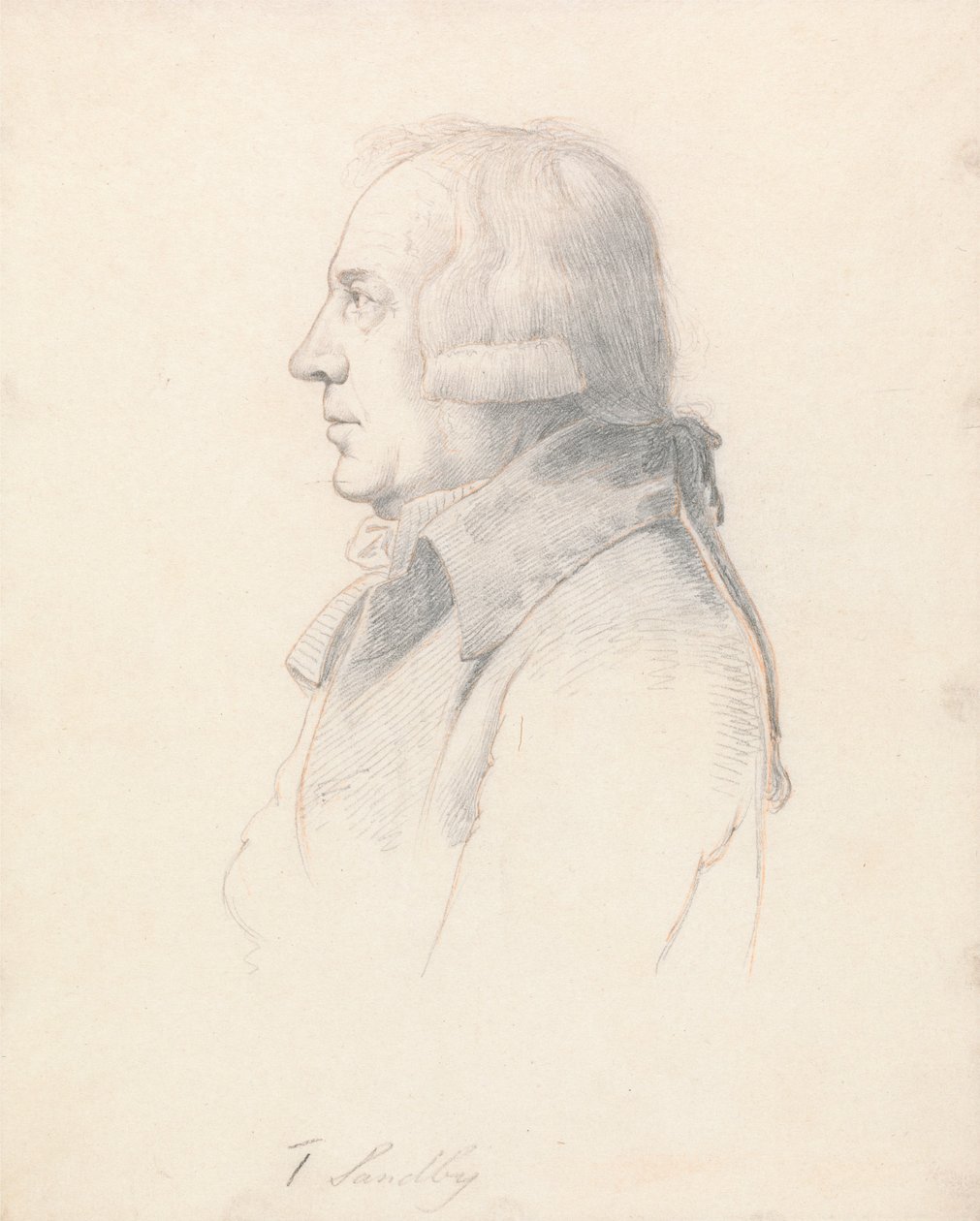 Retrato de Thomas Sandby de William Daniell