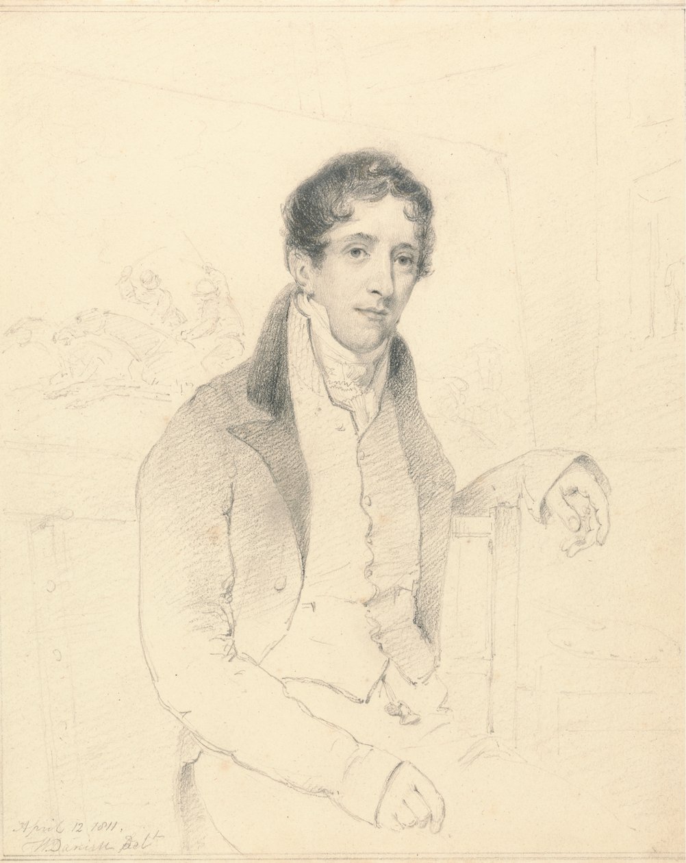 Retrato de um Artista Desportivo, Possivelmente W. B. Daniell de William Daniell