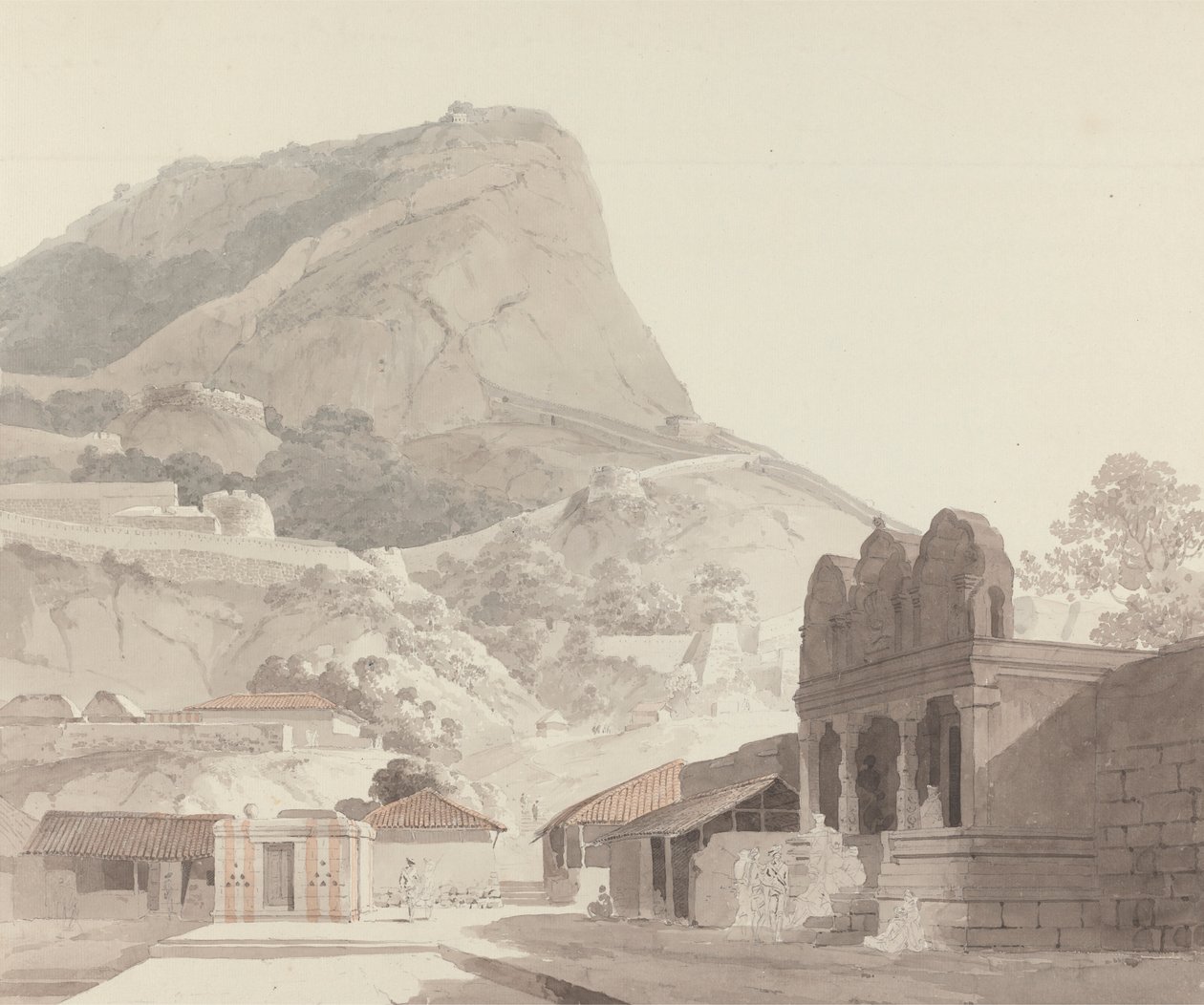 Sankrydry, Madras de William Daniell