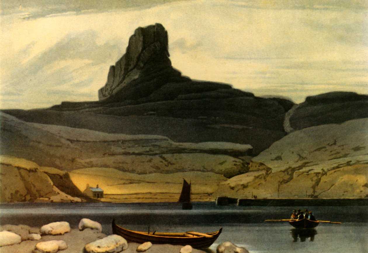 "Scoor Eig, Isle of Eig", 1813, 1946.   de William Daniell