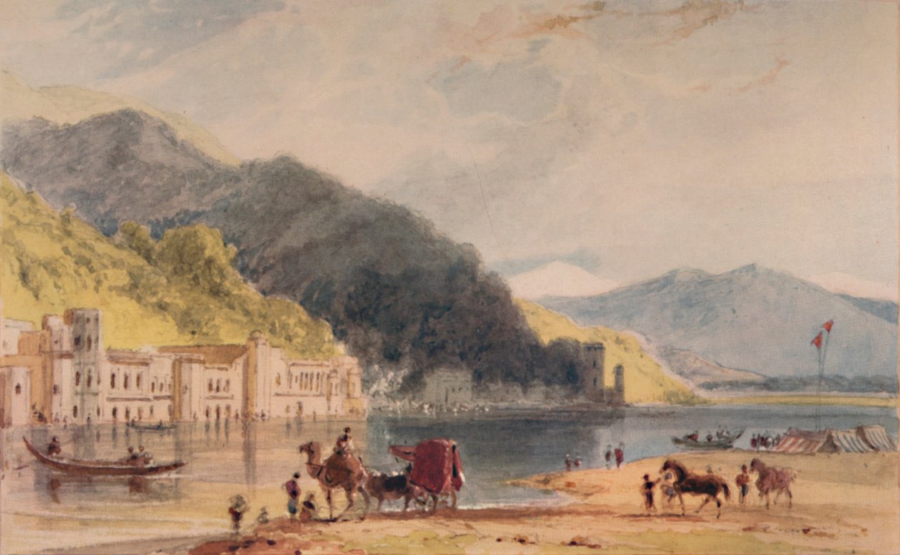 O Hurduwar - onde o Ganges entra nas planícies do Hindoostan, c1786-1791, 1935 de William Daniell