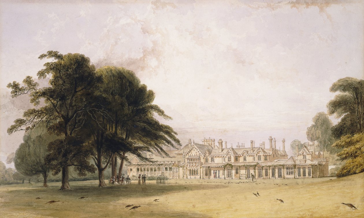 The Royal Lodge, Parque de Windsor, de William Daniell