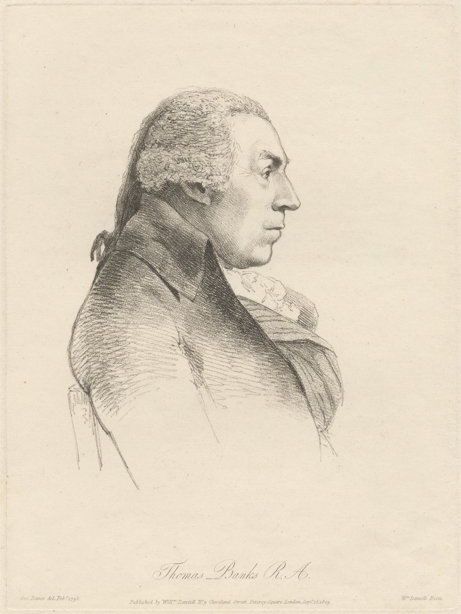 Thomas Banks, R.A. de William Daniell